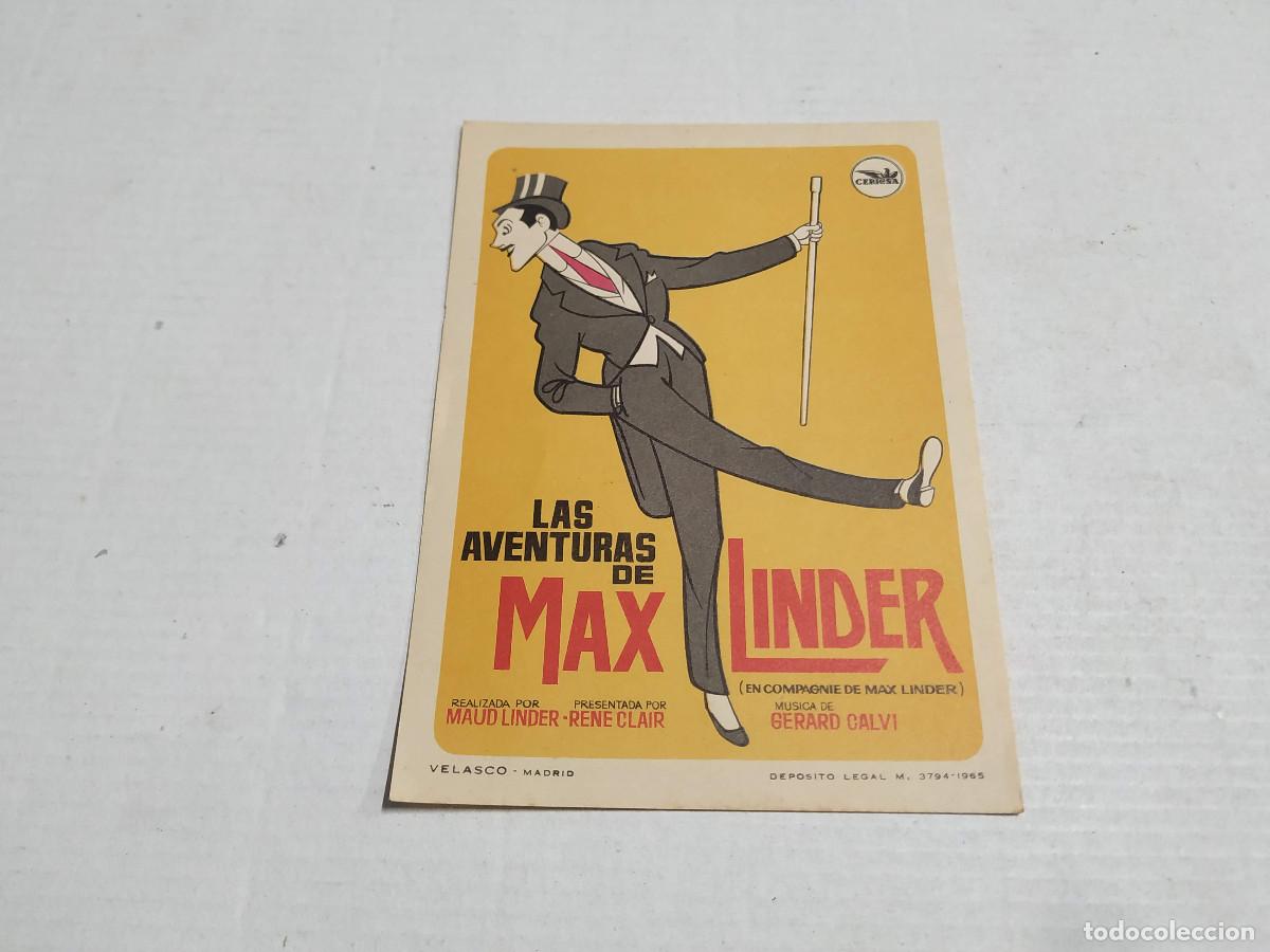 Cine: PROGRAMA LAS AVENTURAS DE MAX LINDER - SIN PUBLICIDAD - Foto 1