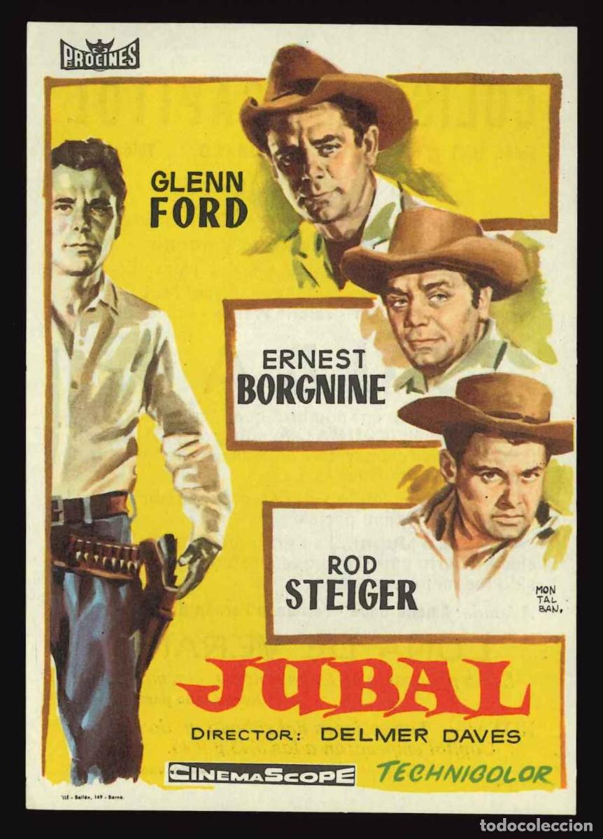 Cine: JUBAL / PROGRAMA DE CINE CON PUBLICIDAD EN TRASERA (OESTE) - Foto 1