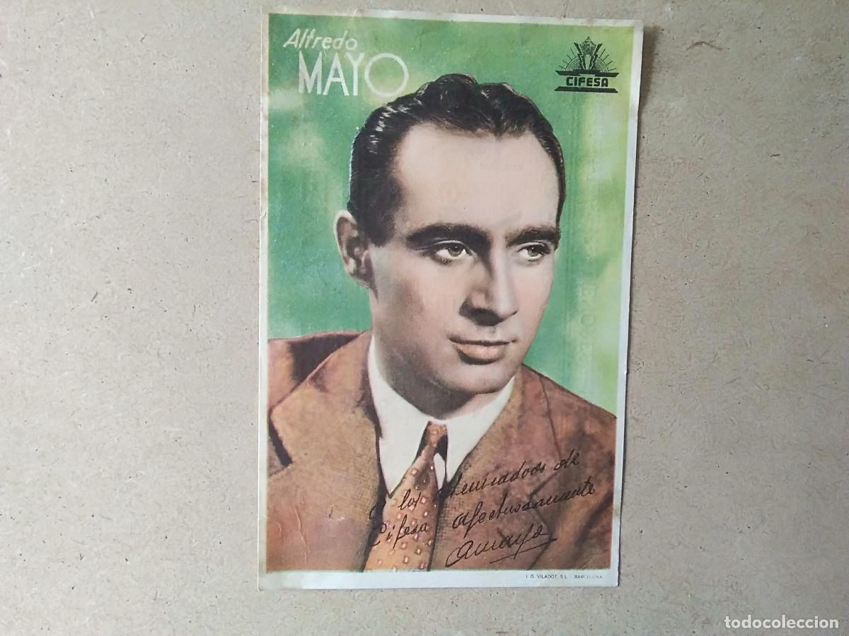 PROGRAMA DE CINE. C/P. ALFREDO MAYO