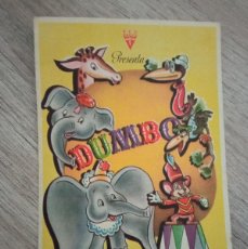 Folhetos de mão de filmes antigos de cinema: DUMBO, DISNEY. Lote 375819574