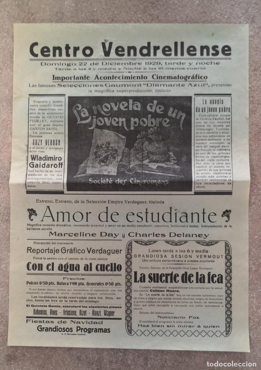 Cine: 9 PASQUINES PROGRAMAS A&Ntilde;OS 20 &rdquo;CENTRO VERDELLENSE&rdquo; - Foto 4
