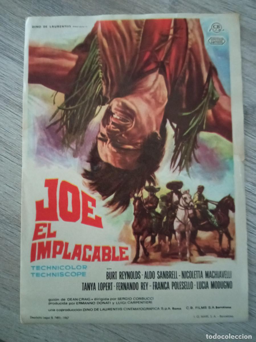 Cine: JOE EL IMPLACABLE, BURT REYNOLDS - Foto 1