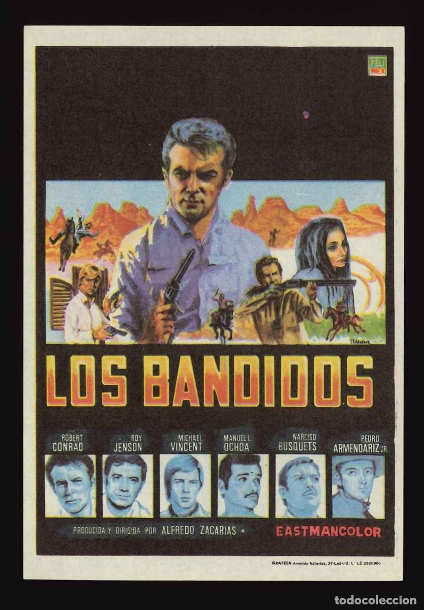 Cine: LOS BANDIDOS / PROGRAMA DE CINE SIN PUBLICIDAD EN TRASERA (OESTE) - Foto 1