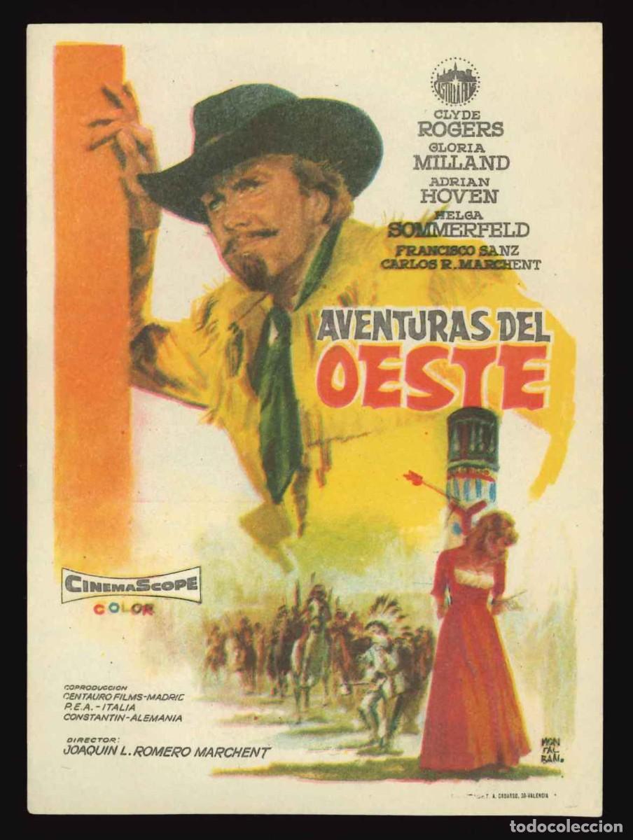 Cine: AVENTURAS DEL OESTE / PROGRAMA DE CINE SIN PUBLICIDAD EN TRASERA (OESTE) - Foto 1