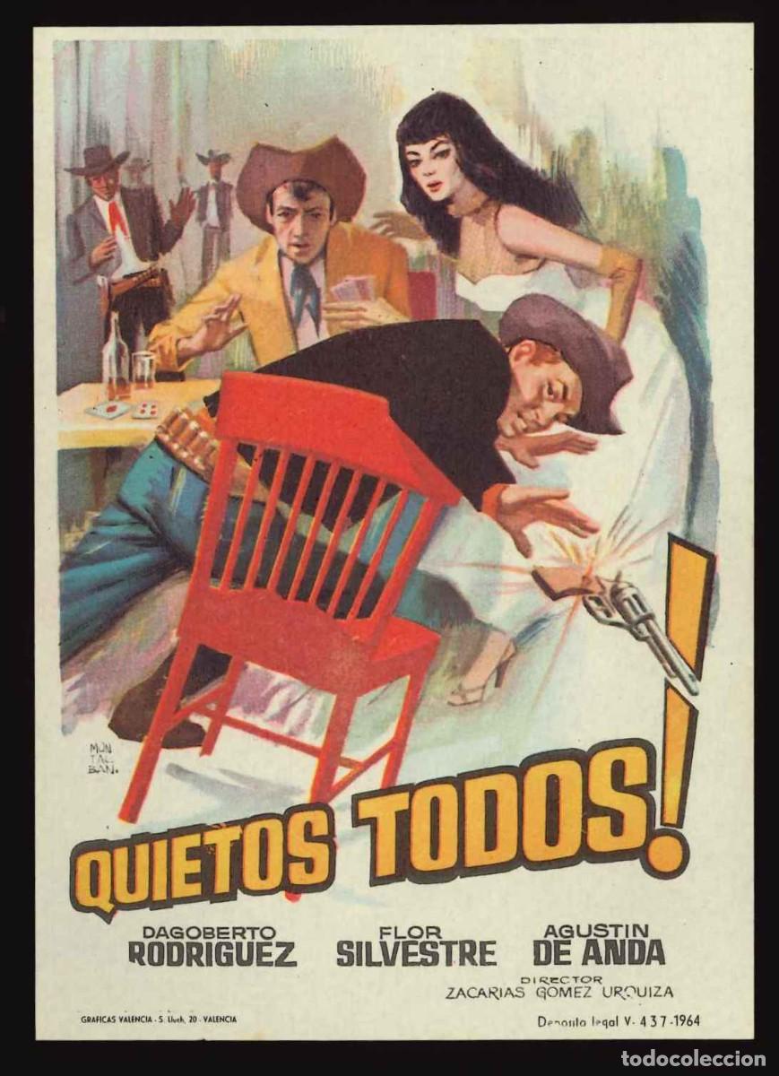 Cine: QUIETOS TODOS! / PROGRAMA DE CINE SIN PUBLICIDAD EN TRASERA (OESTE) - Foto 1