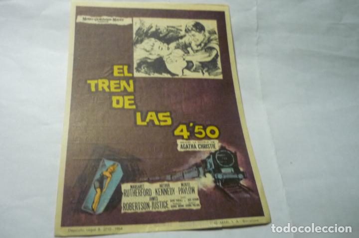 Cine: programa el tren de las 4,50 margaret rutherford publicidad - Foto 1