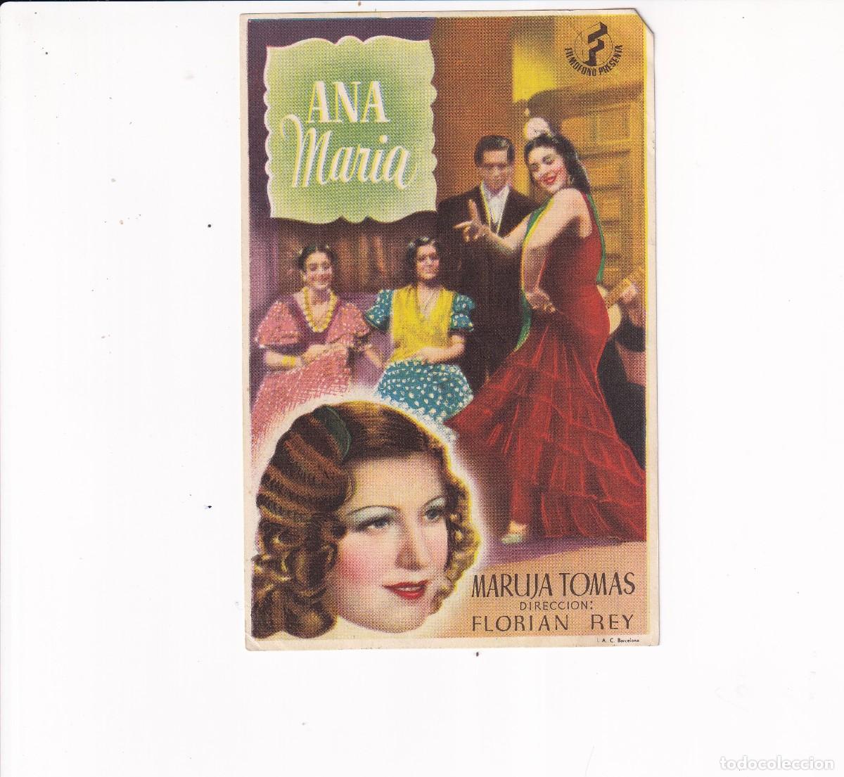 Cine: ANA MARIA .- MARUJA TOMAS