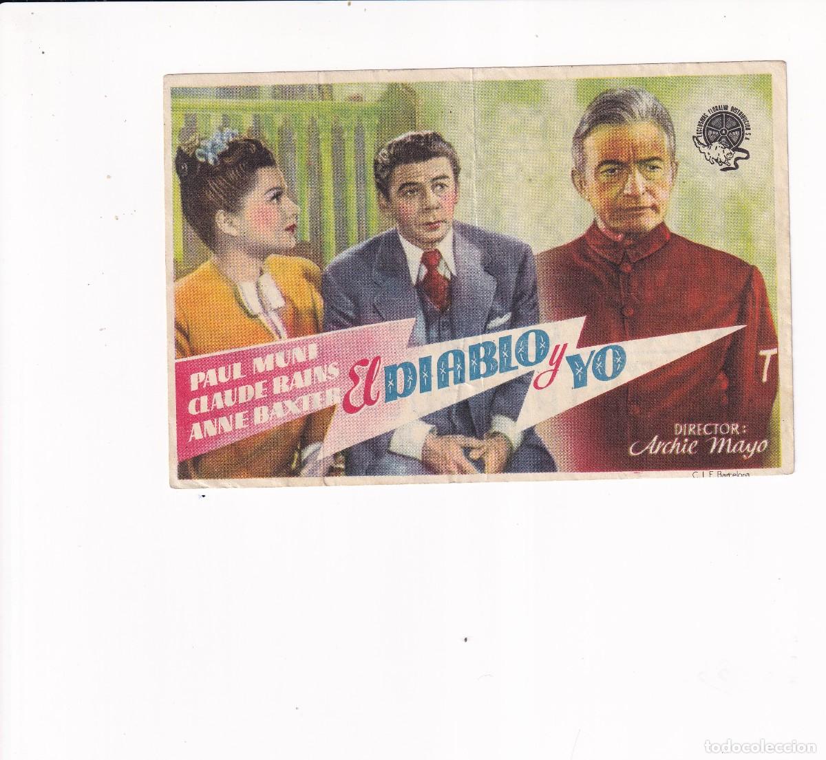 Cine: EL DIABLO Y YO .- PAUL MUNI - Foto 1
