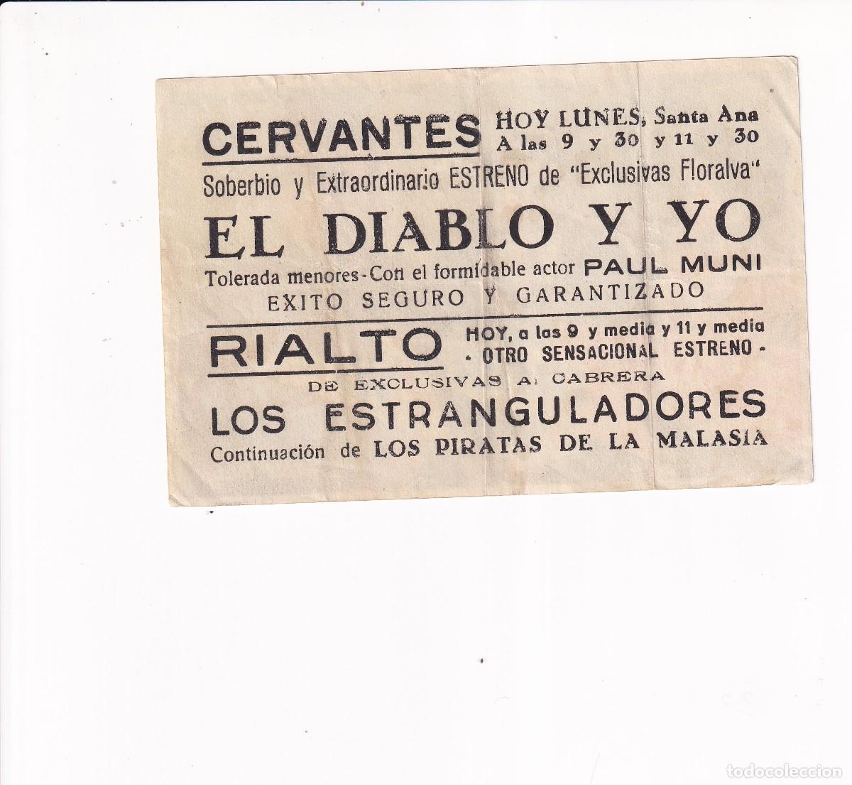 Cine: EL DIABLO Y YO .- PAUL MUNI - Foto 2