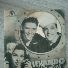 Folhetos de mão de filmes antigos de cinema: LEVANDO ANCLAS, FRANK SINATRA. Lote 377053949