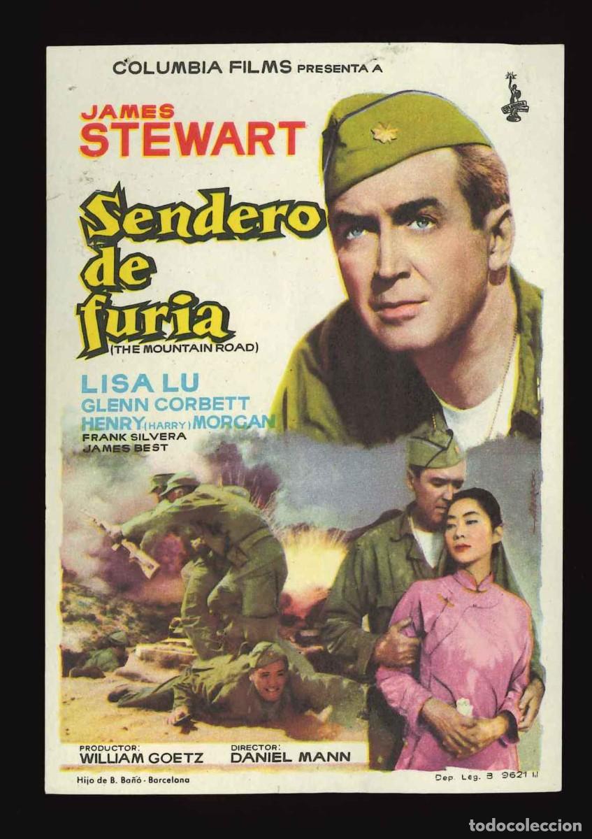 Cine: SENDERO DE FURIA / PROGRAMA DE CINE SIN PUBLICIDAD EN TRASERA (B&Eacute;LICO) - Foto 1