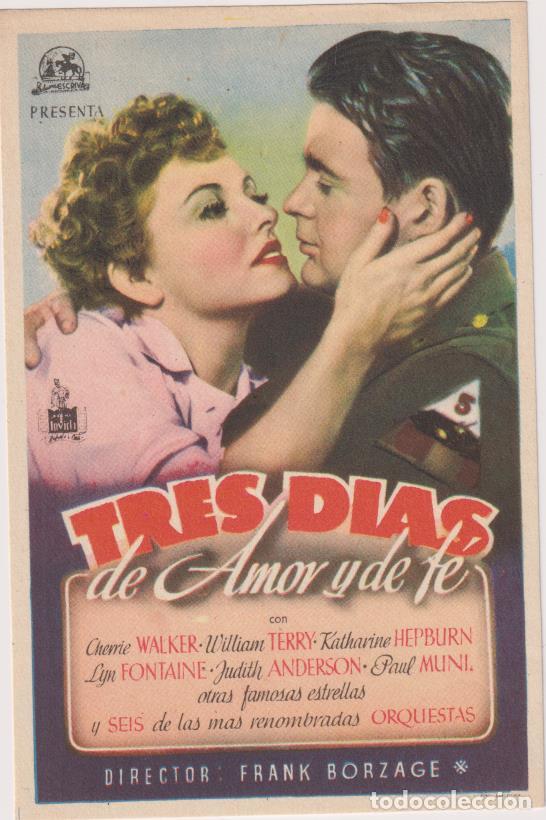Cine: Tres d&iacute;as de Amor y de Fe. Sencillo - Foto 1