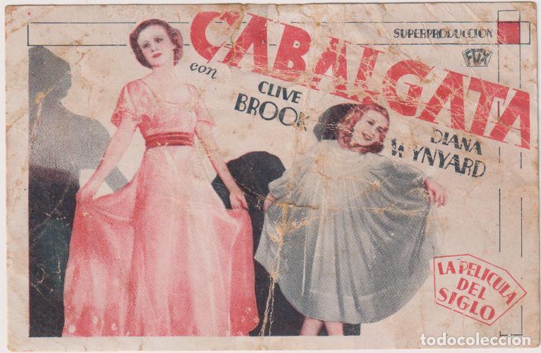 Cine: Cabalgata. Tarjeta Fox. Cine Rialto-Inca - Foto 1