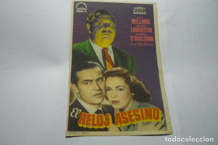 Cine: programa el reloj asesino .-ray milland cine sindicato.vilavert