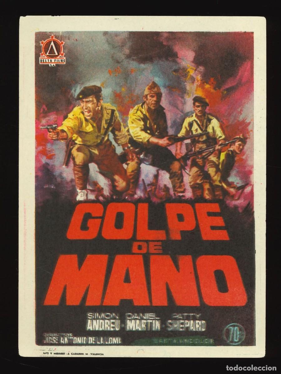 Cine: GOLPE DE MANO / PROGRAMA DE CINE SIN PUBLICIDAD EN TRASERA (B&Eacute;LICO) - Foto 1