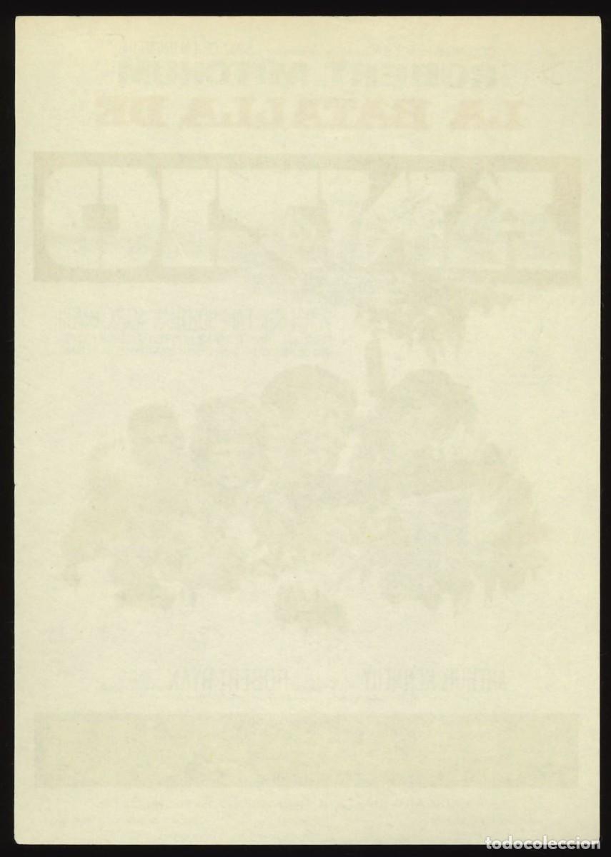 Cine: LA BATALLA DE ANZIO / PROGRAMA DE CINE SIN PUBLICIDAD EN TRASERA (B&Eacute;LICO) - Foto 2