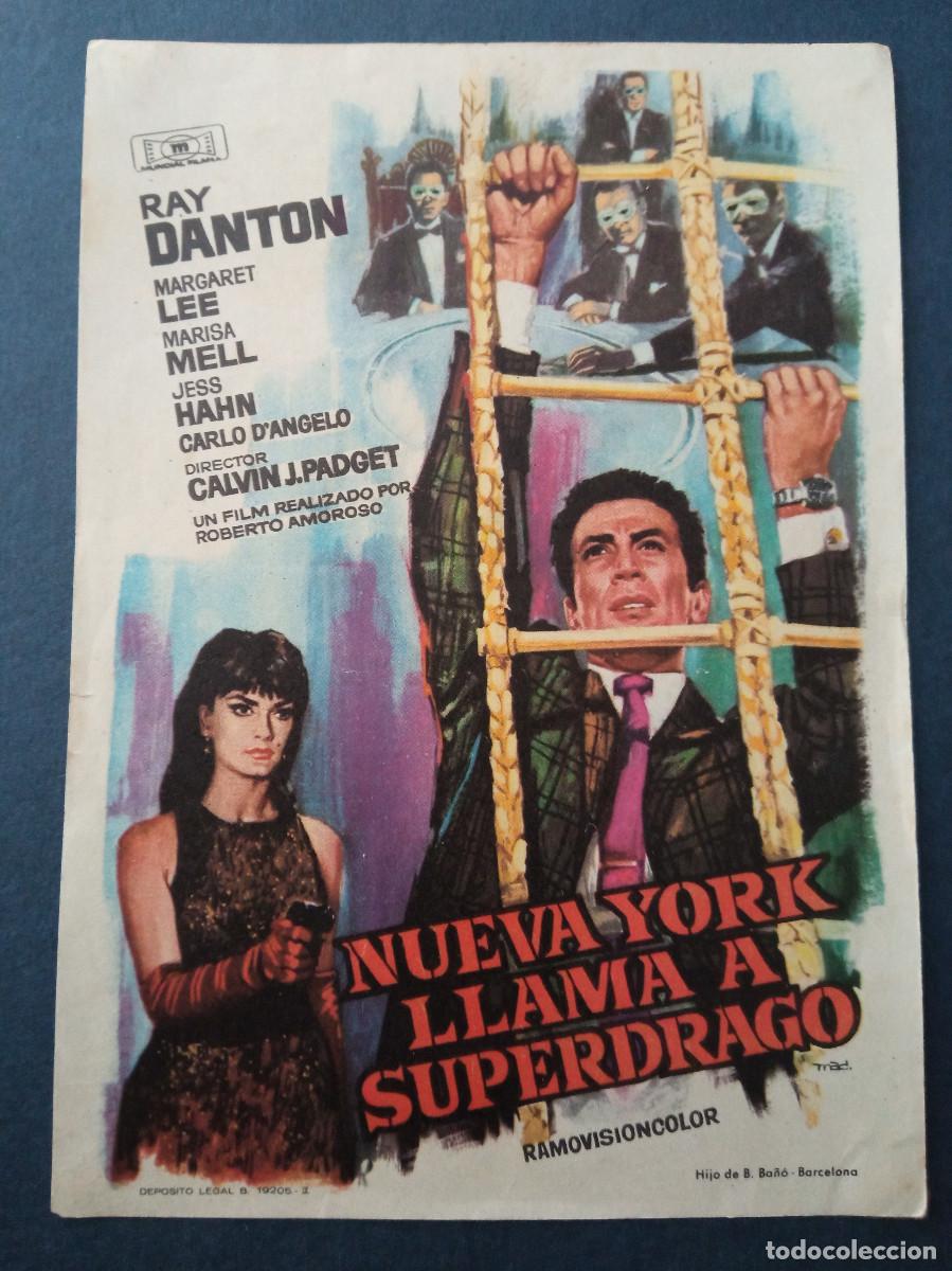 Cine: NUEVA YORK LLAMA A SUPERDRAGO, RAY DANTON - Foto 1
