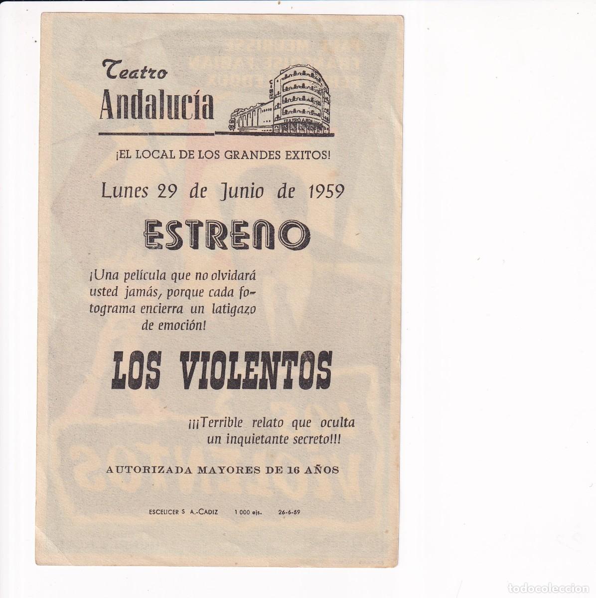Cine: LOS VIOLENTOS .- PAUL MEURISSE - Foto 2