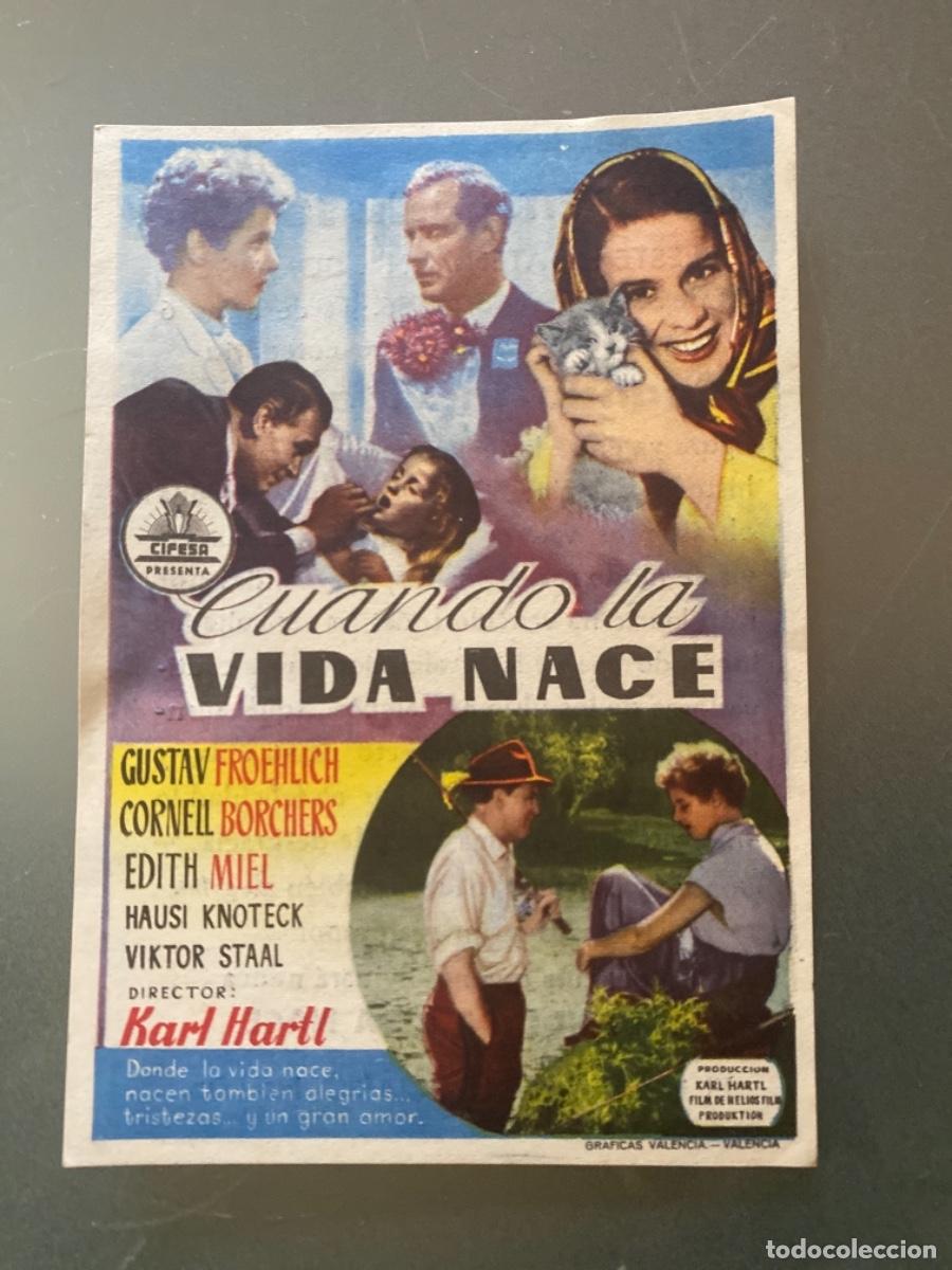 Cine: Programa Cine Copons 1956 Cuando la vida nace - Foto 1