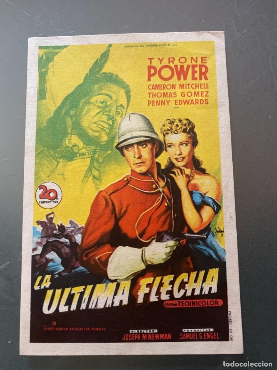 Cine: Programa Cine Copons 1957 La ultima flecha - Foto 1