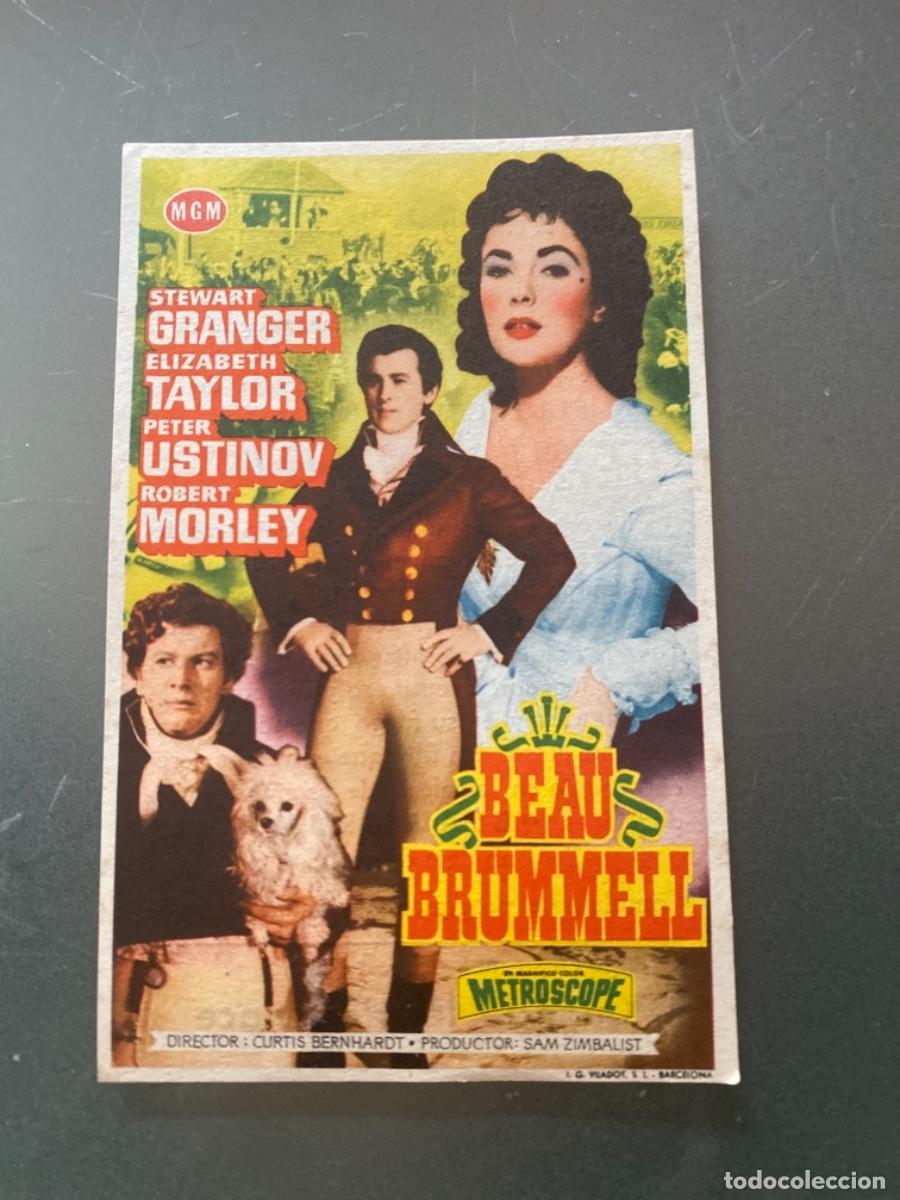 Cine: Programa Cine Copons 1956 Beau Brummell - Foto 1