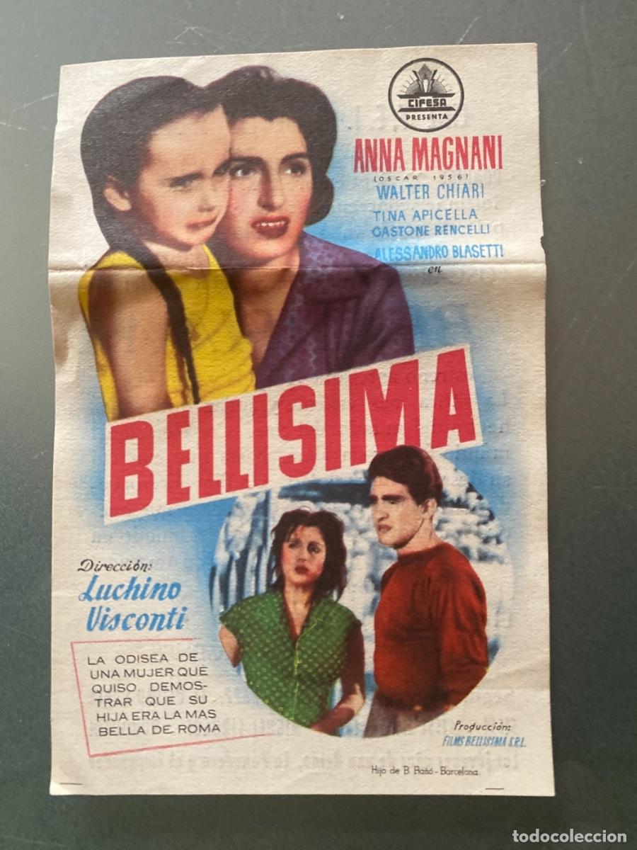 Cine: Programa Cine Copons 1956 Bell&iacute;sima - Foto 1