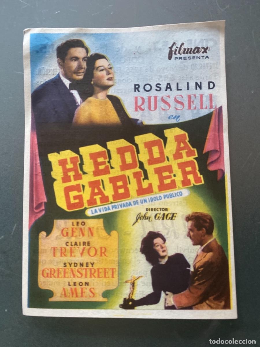 Cine: Programa Cine Copons 1956 Hedda Gabler - Foto 1