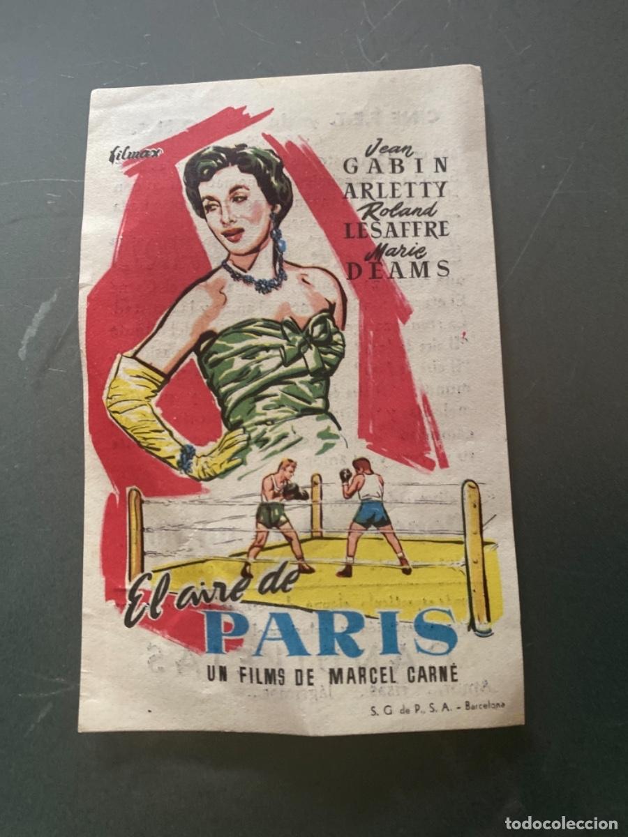 Cine: Programa Cine Copons 1956 El aire de Paris - Foto 1