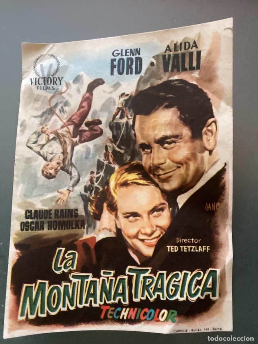 Cine: Programa Cine Copons 1956 La monta&ntilde;a tr&aacute;gica - Foto 1