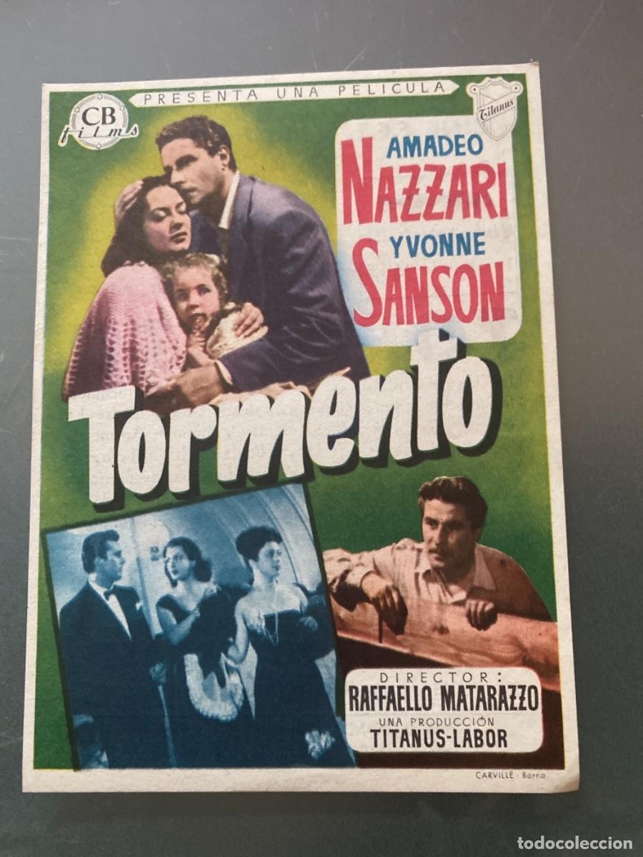 Cine: Programa Cine Copons 1956 Tormento - Foto 1
