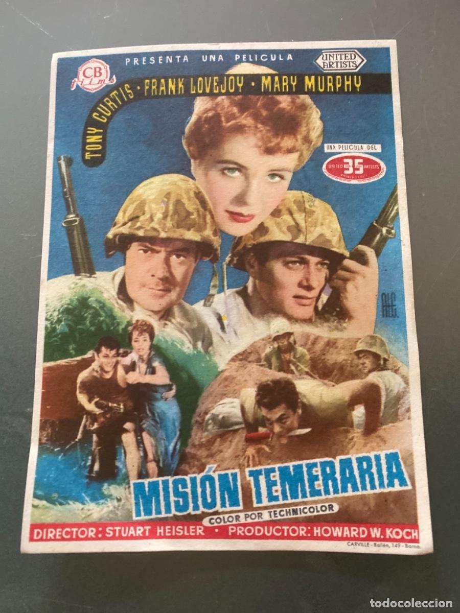 Cine: Programa Cine Copons 1956 Misi&oacute;n Temeraria - Foto 1