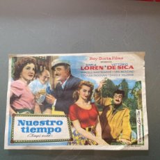 Cine: PROGRAMA CINE COPONS 1956 NUESTRO TIEMPO. Lote 379902589