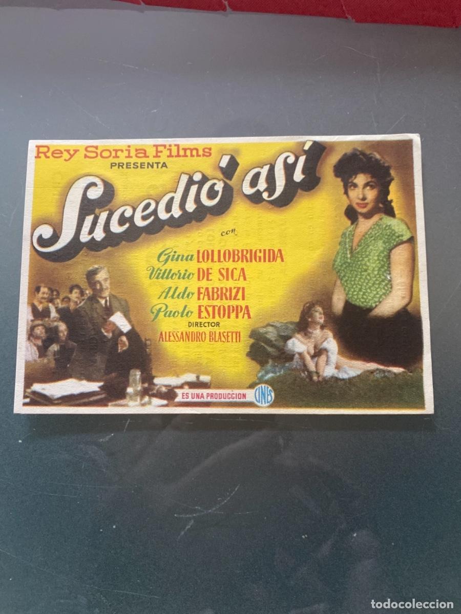 Cine: Programa Cine Copons 1956 Sucedi&oacute; as&iacute; - Foto 1