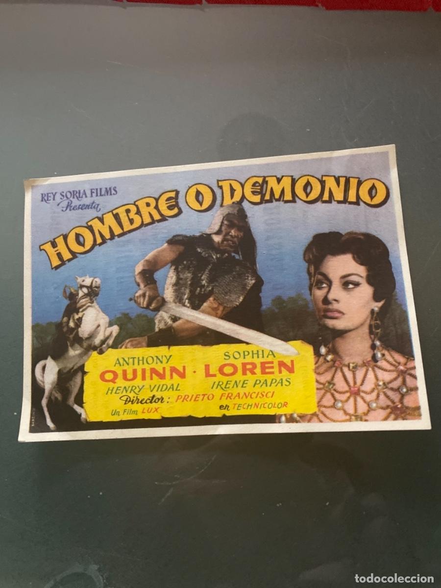Cine: Programa Cine Copons 1956 Hombre o demonio - Foto 1