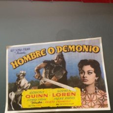 Cine: PROGRAMA CINE COPONS 1956 HOMBRE O DEMONIO. Lote 379961184