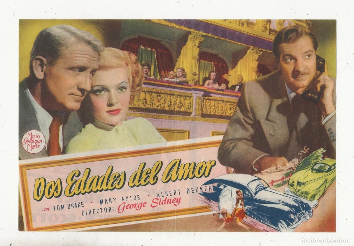 Cine: DOS EDADES DEL AMOR - PROGRAMA DE MANO DOBLE - Foto 1
