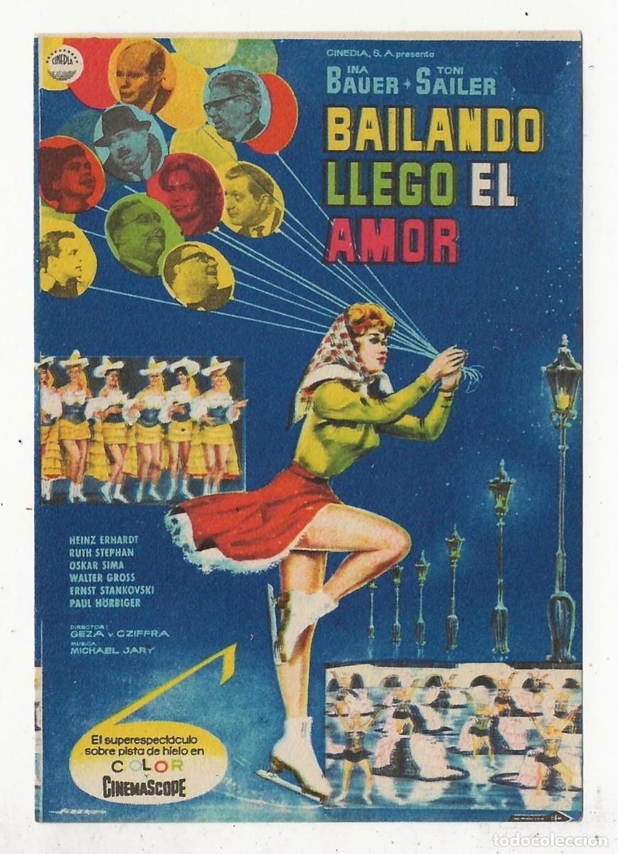 Cine: PROGRAMA DE MANO - BAILANDO LLEG&Oacute; EL AMOR - Foto 1