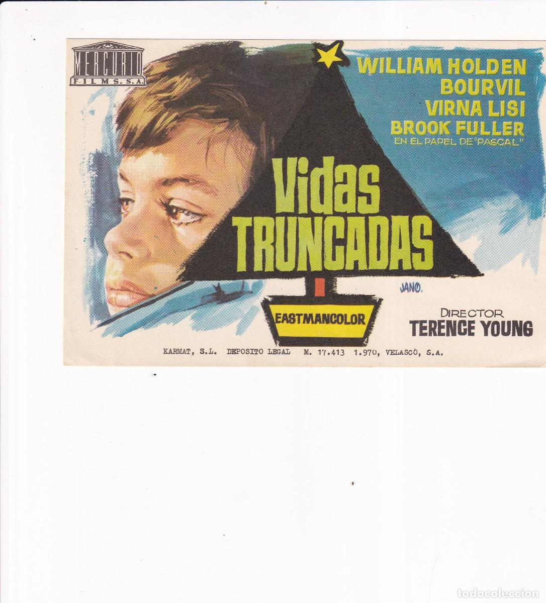Cine: VIDAS TRUNCADAS .- WILLIAM HOLDEN - Foto 1