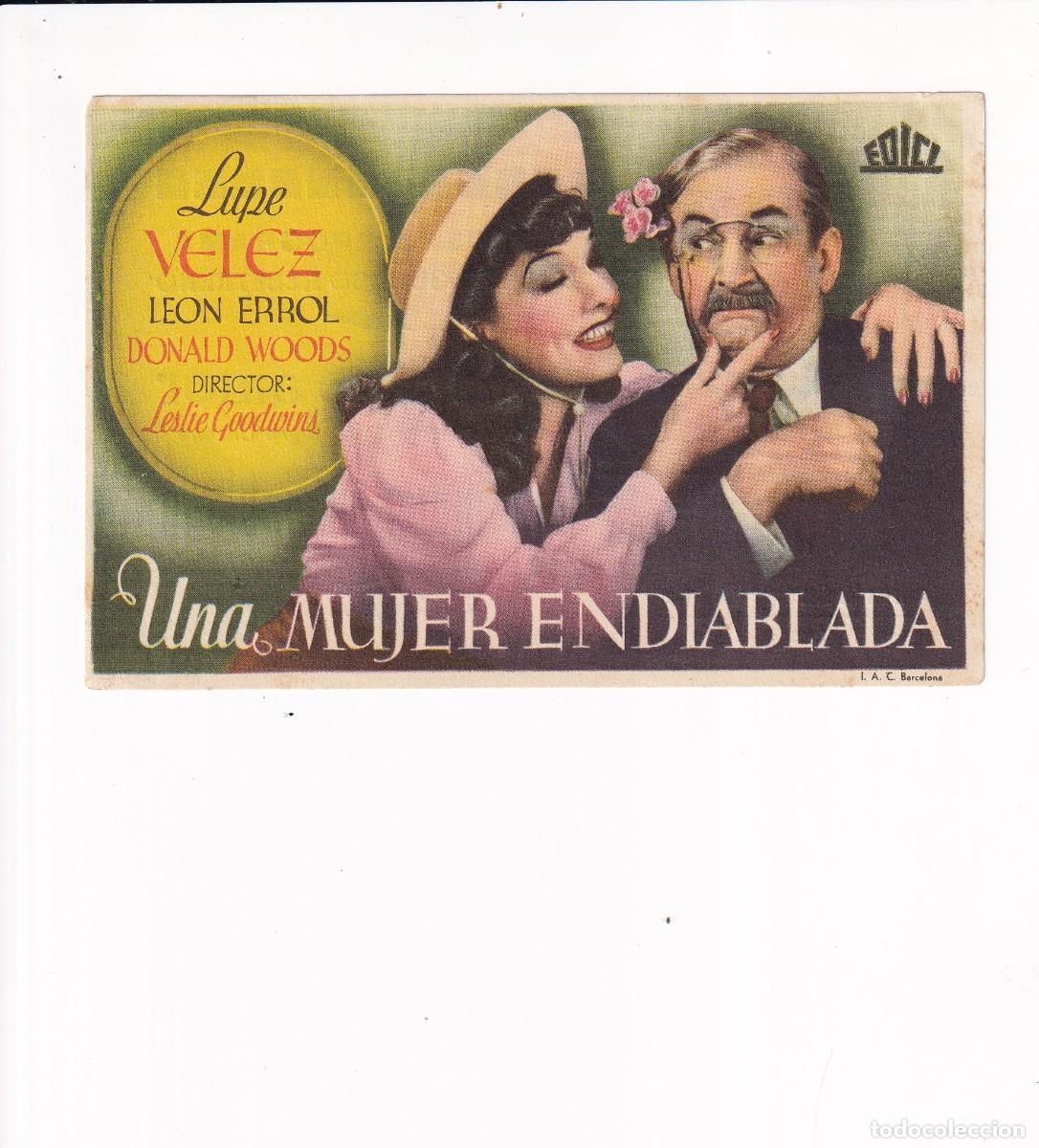 Cine: UNA MUJER ENDIABLADA .- LUPE VELEZ - Foto 1