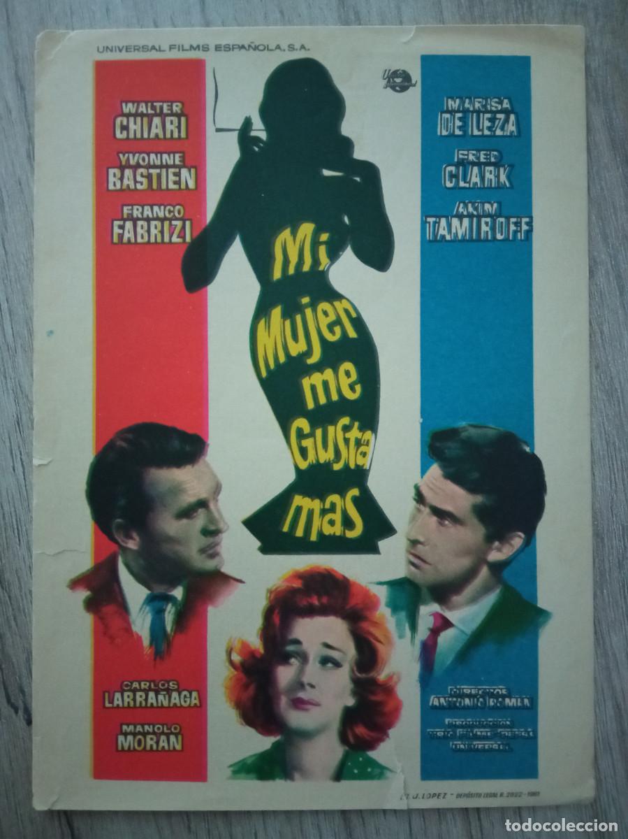 Cine: MI MUJER ME GUSTA M&Aacute;S, WALTER CHIARI - Foto 1