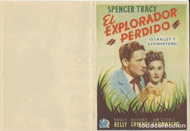 Cine: PROGRAMA DE CINE - EL EXPLORADOR PERDIDO - 20 TH CENTURY FOX - Foto 1
