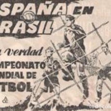 Cine: ESPAÑA EN BRASIL MUNDIAL 1950 FUTBOL PROGRAMA LOCAL IMPRESO SOBRE DORSO WINCHESTER 73 JAMES STEWART. Lote 15480412