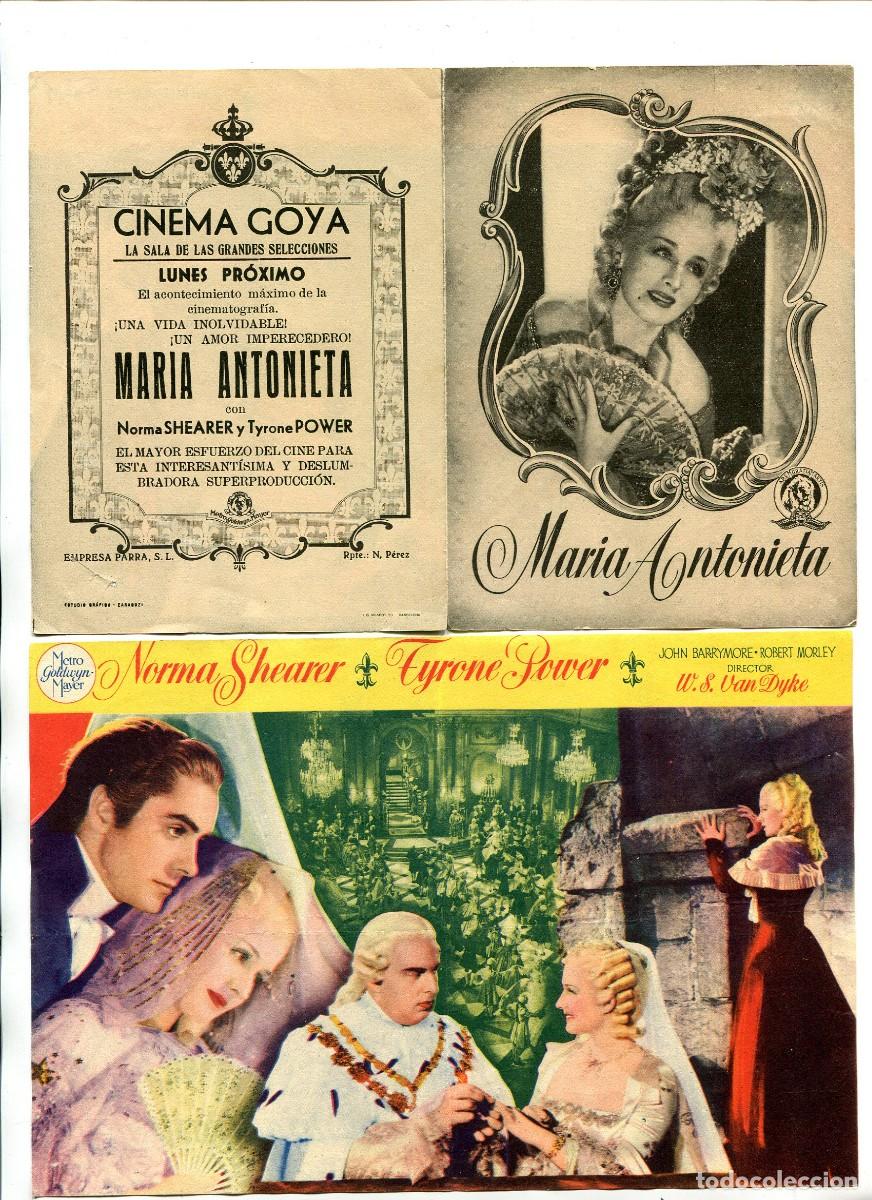 Cine: MARIA ANTONIETA, con Tyrone Power. - Foto 1