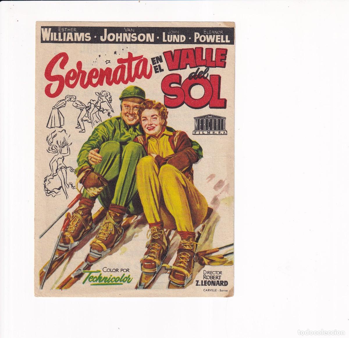Cine: SERENATA EN EL VALLE DEL SOL .- ESTHER WILLIAMS - Foto 1