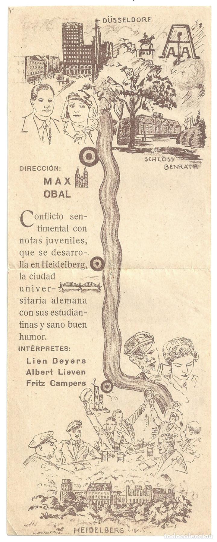 Cine: PTCC2 14 AMOR DE ESTUDIANTE PROGRAMA DOBLE AFA LIEN DEYERS ALBERT LIEVEN MAX OBAL - Foto 2