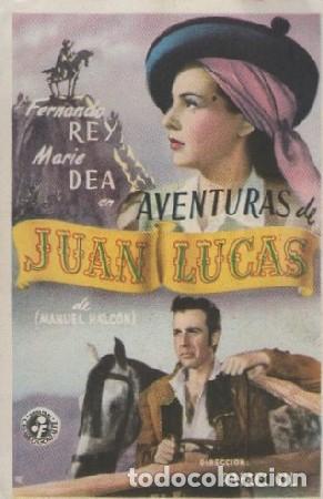 Cine: PROGRAMA DE CINE: AVENTURAS DE JUAN LUCAS PC-6124 - Foto 1
