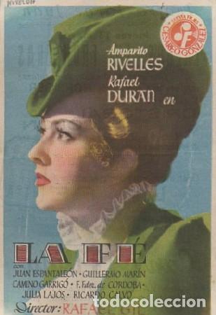 Cine: PROGRAMA DE CINE. LA F&Eacute; PC-6142 - Foto 1