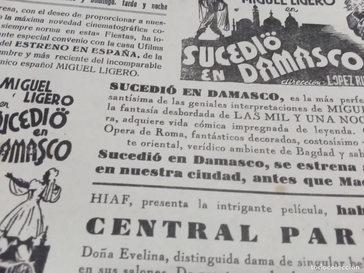 Cine: Sucedio en Damasco (Miguel Ligero) - Foto 3