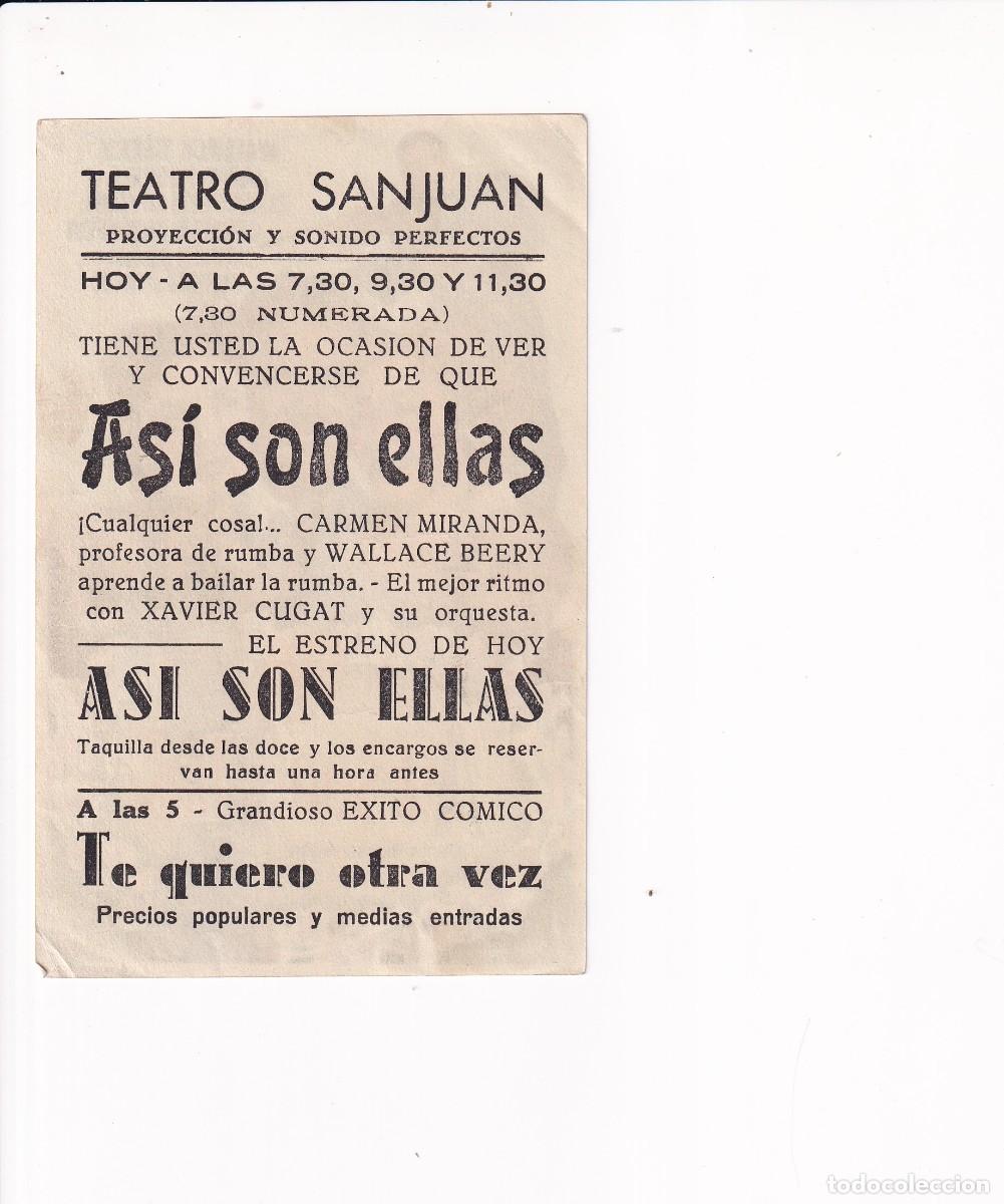 Cine: ASI SON ELLAS .- WALLACE BEERY - Foto 2