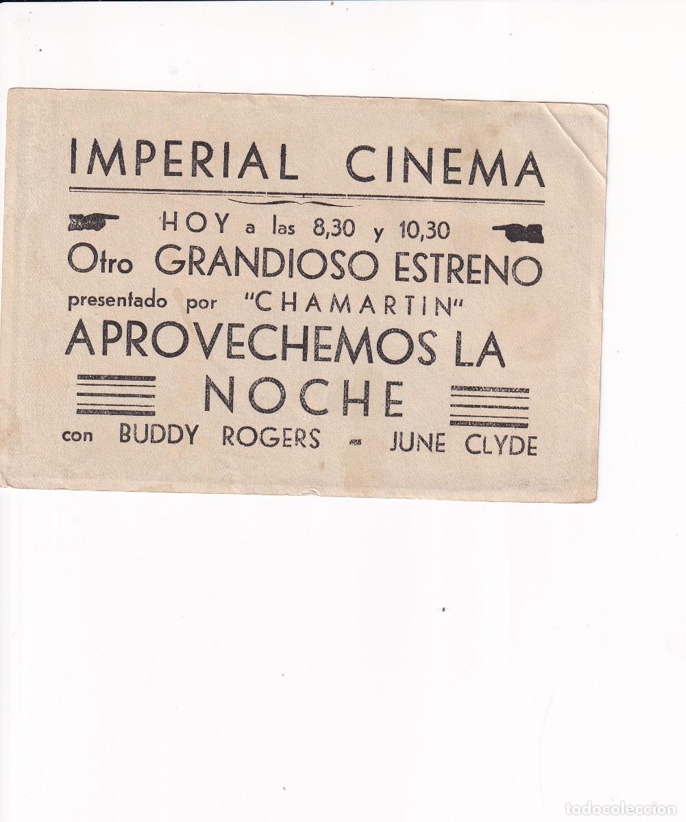 Cine: APROVECHEMOS LA NOCHE .- BUDDY ROGERS - Foto 2